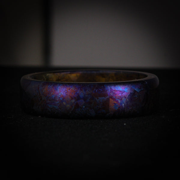 Tempered Electrum Crystallized Titanium